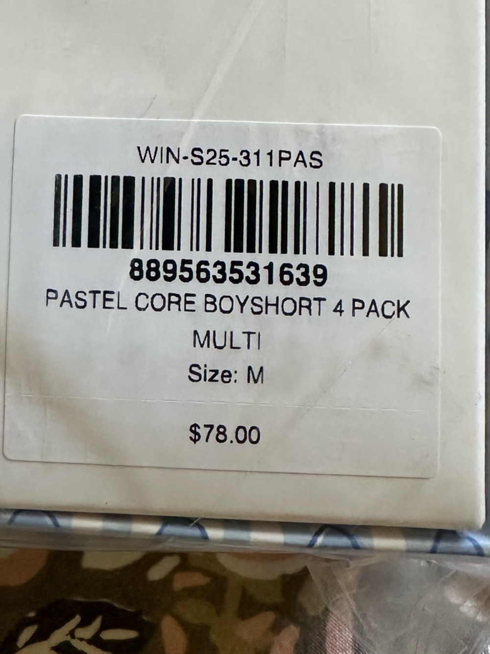 🩶ROLLER RABBIT PASTEL CORE BOYSHORT 4 PACK - NWT🩶 - Picture 10 of 10